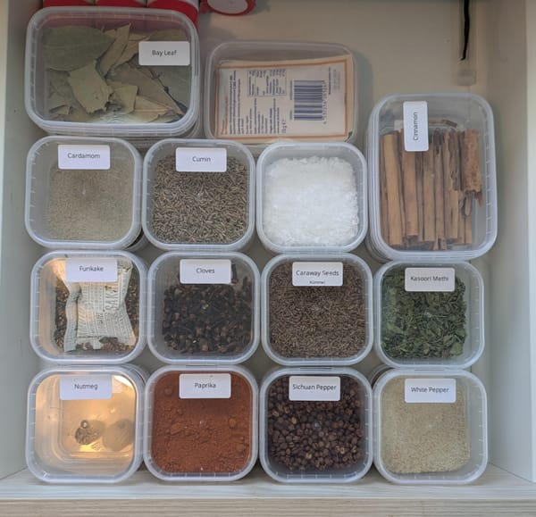 Organizing Herbs & Spices