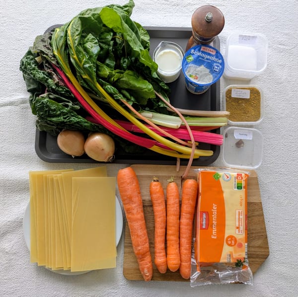 Gemüse-Salagne (Chard Vegetable Lasagne)